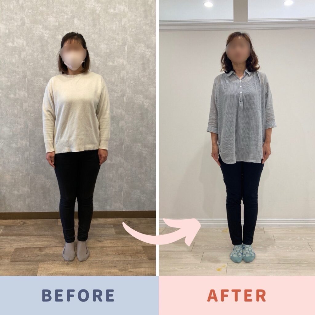 ダイエット/運動習慣の構築をされた女性