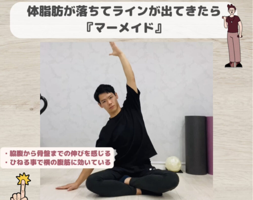 体脂肪が落ちてラインが出てきたら『マーメイド』