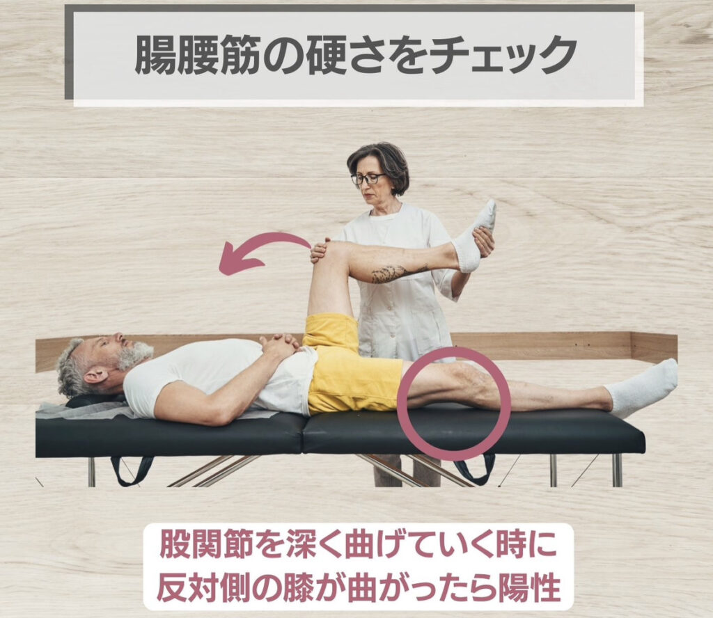 腸腰筋の硬さチェック