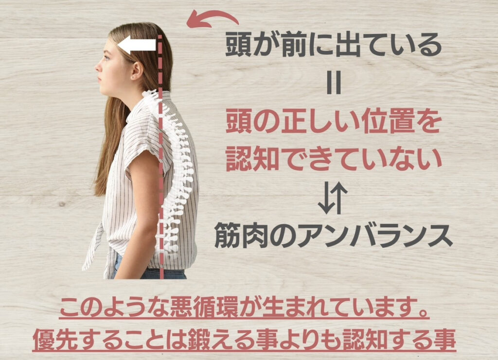 悪い姿勢の王道パターン