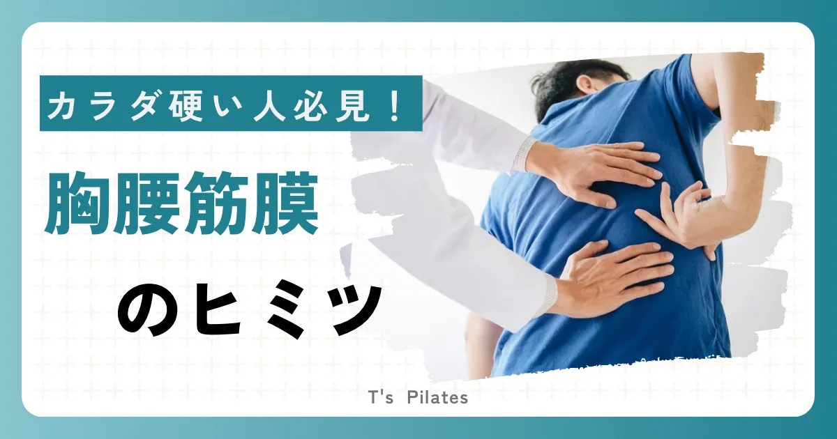 カラダ硬い人必見!胸腰筋膜のヒミツ