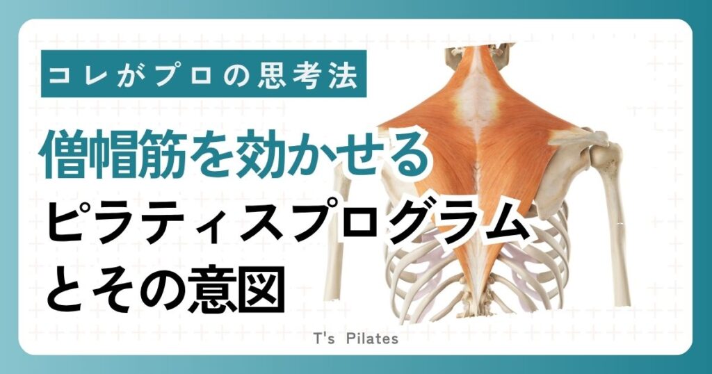僧帽筋を効かせるプログラム