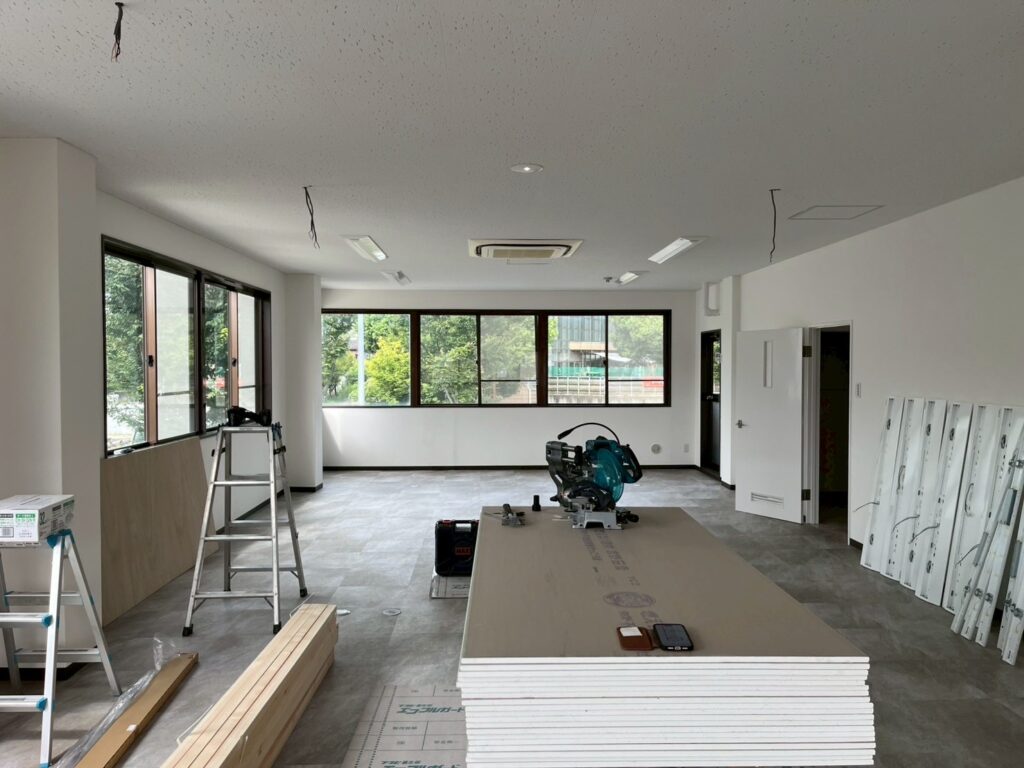 Nピラティス横浜店内装工事開始